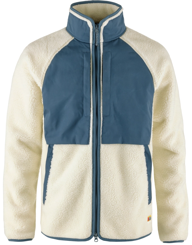 Vardag Pile Jacket, kolor: 113-534 - Chalk White-Indigo Blue