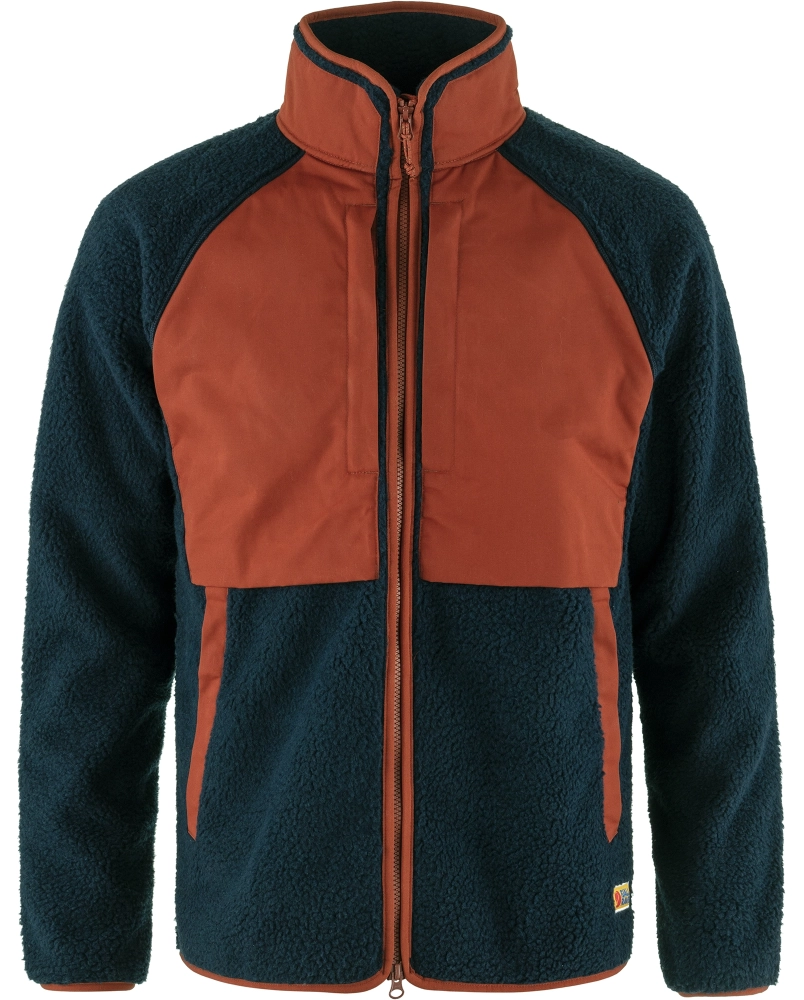 Vardag Pile Jacket, kolor: 560-215 - Navy-Autumn Leaf