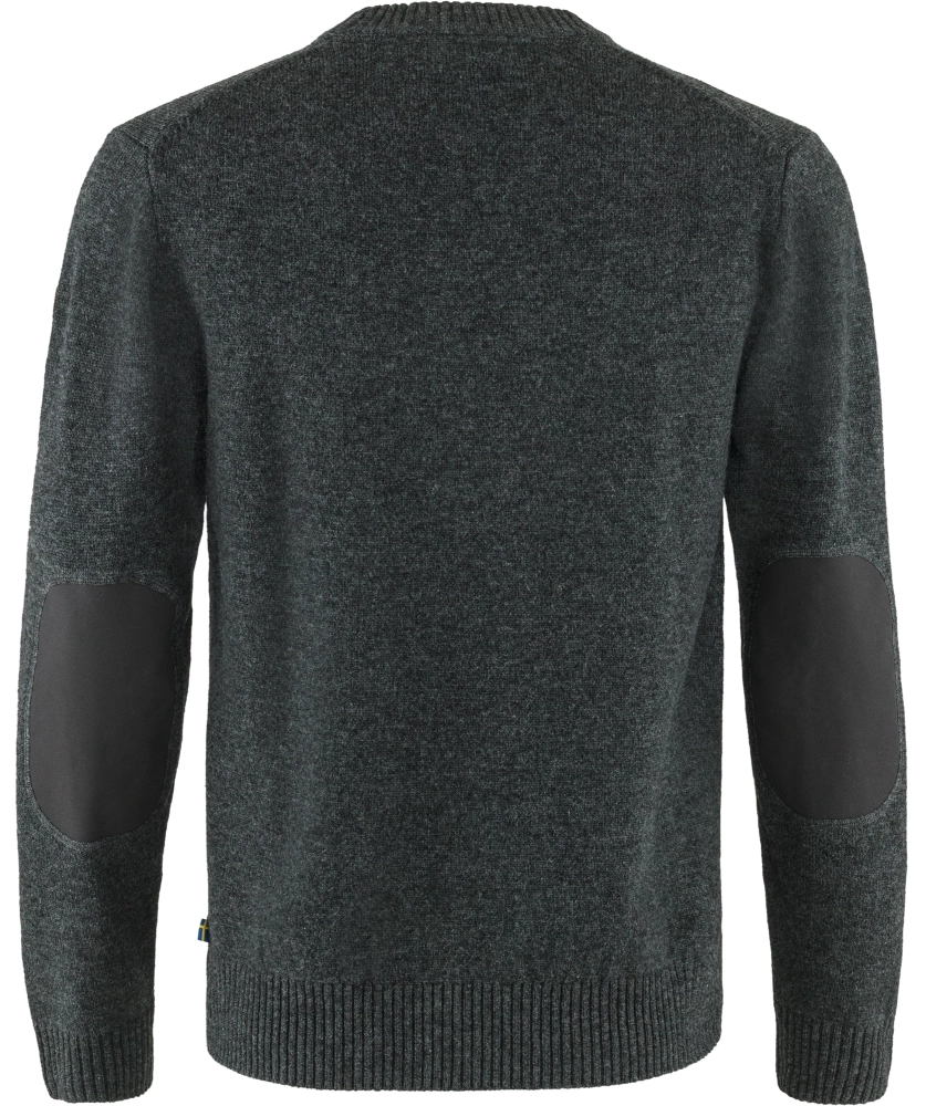 Ovik Round-neck Sweater, kolor: 030 - Dark Grey, 2