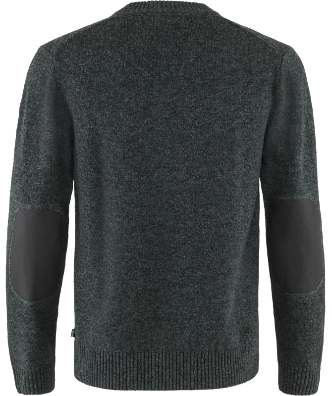 Ovik Round-neck Sweater, kolor: 030 - Dark Grey, 2