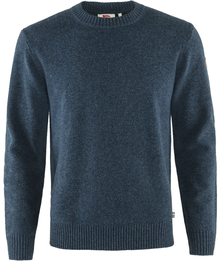 Ovik Round-neck Sweater, kolor: 560 - Navy, 1