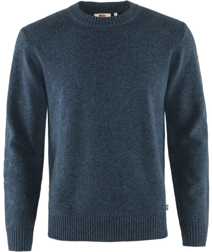 Ovik Round-neck Sweater, kolor: 560 - Navy, 1