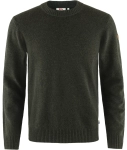 Ovik Round-neck Sweater, kolor: 633 - Dark Olive, 1