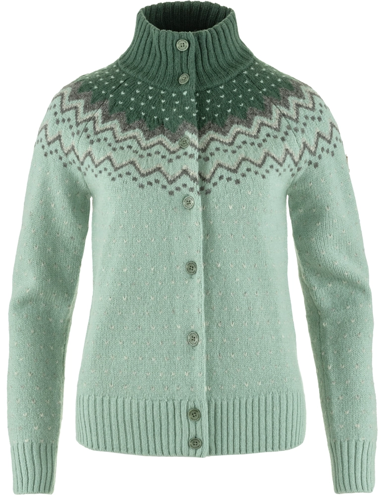 Ovik Knit Cardigan W, kolor: 674-679 - Misty Green-Deep Patina