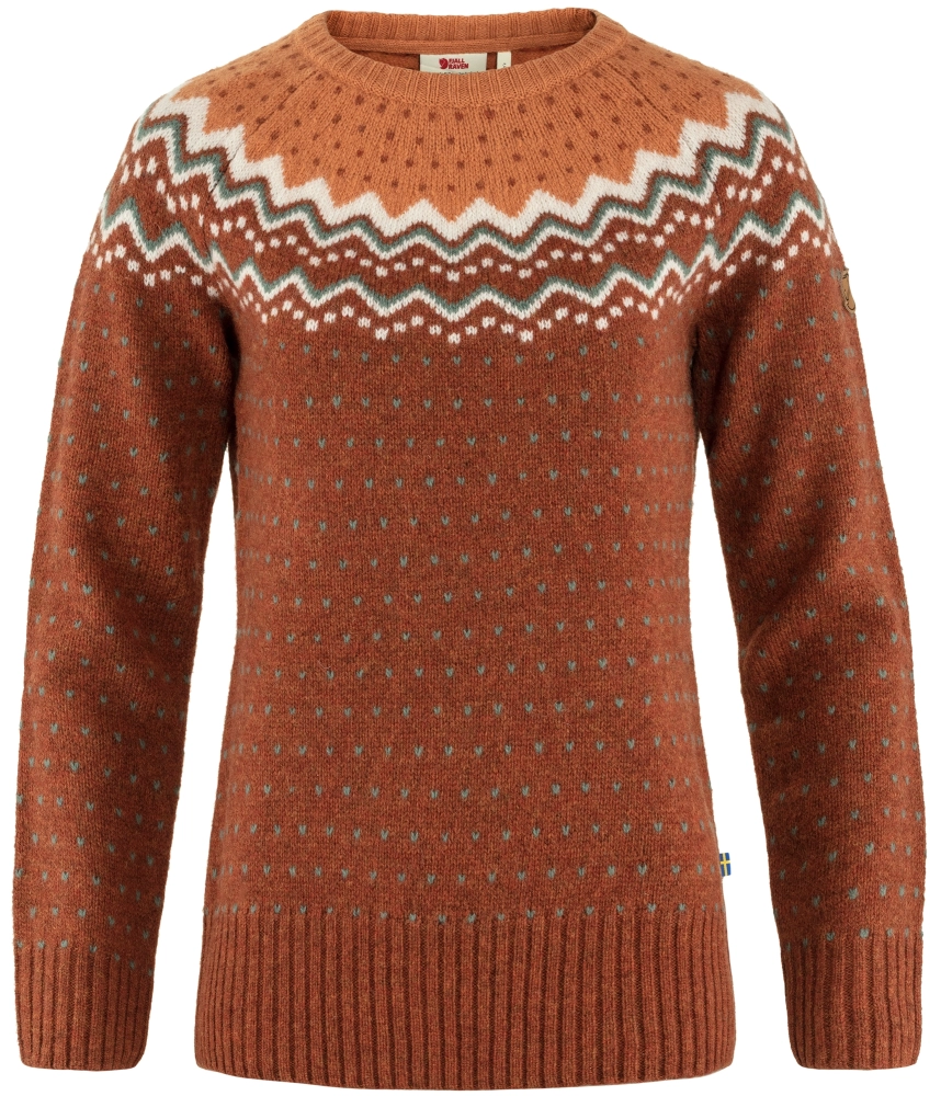 Ovik Knit Sweater W, kolor: 215-242 - Autumn Leaf-Desert Brown