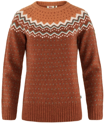 Ovik Knit Sweater W, kolor: 215-242 - Autumn Leaf-Desert Brown