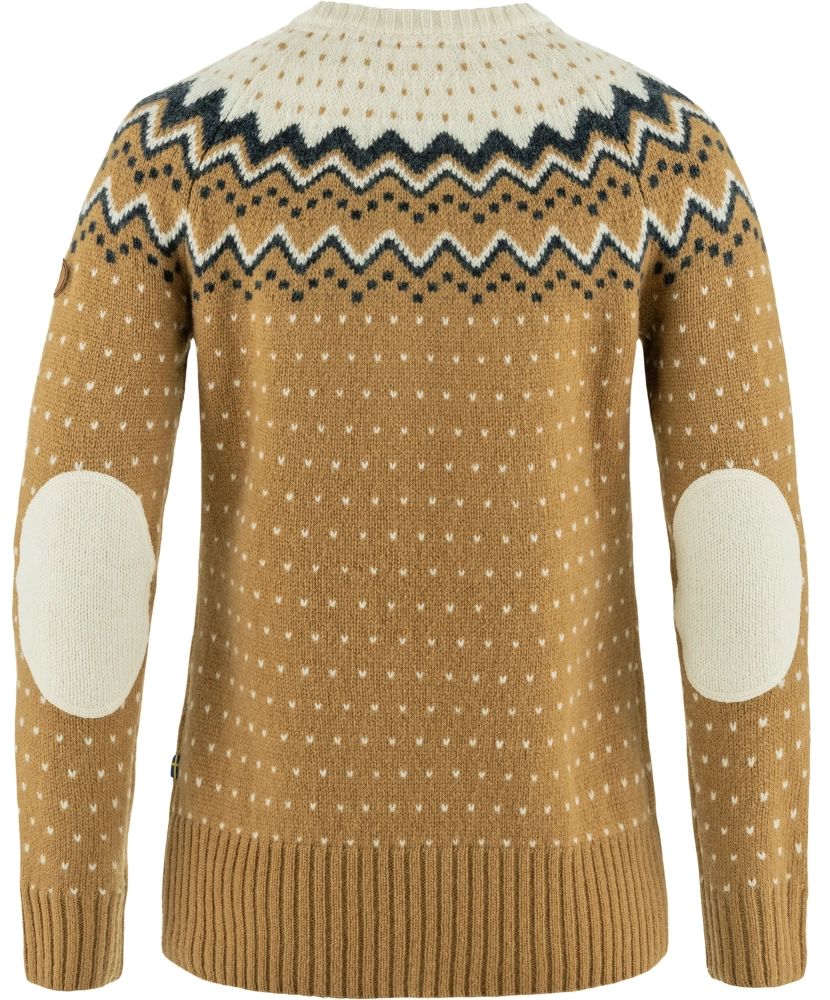Ovik Knit Sweater W, kolor: 232-113 - Buckwheat Brown-Chalk White