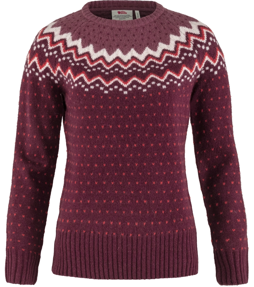 Ovik Knit Sweater W, kolor: 356 - Dark Garnet