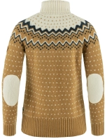 Ovik Knit Roller Neck W, kolor: 232-113 - Buckwheat Brown-Chalk White