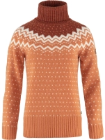 Ovik Knit Roller Neck W, kolor: 242-215 - Desert Brown-Autumn Leaf