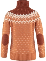 Ovik Knit Roller Neck W, kolor: 242-215 - Desert Brown-Autumn Leaf