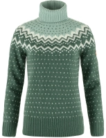 Ovik Knit Roller Neck W, kolor: 679-674 - Deep Patina-Misty Green