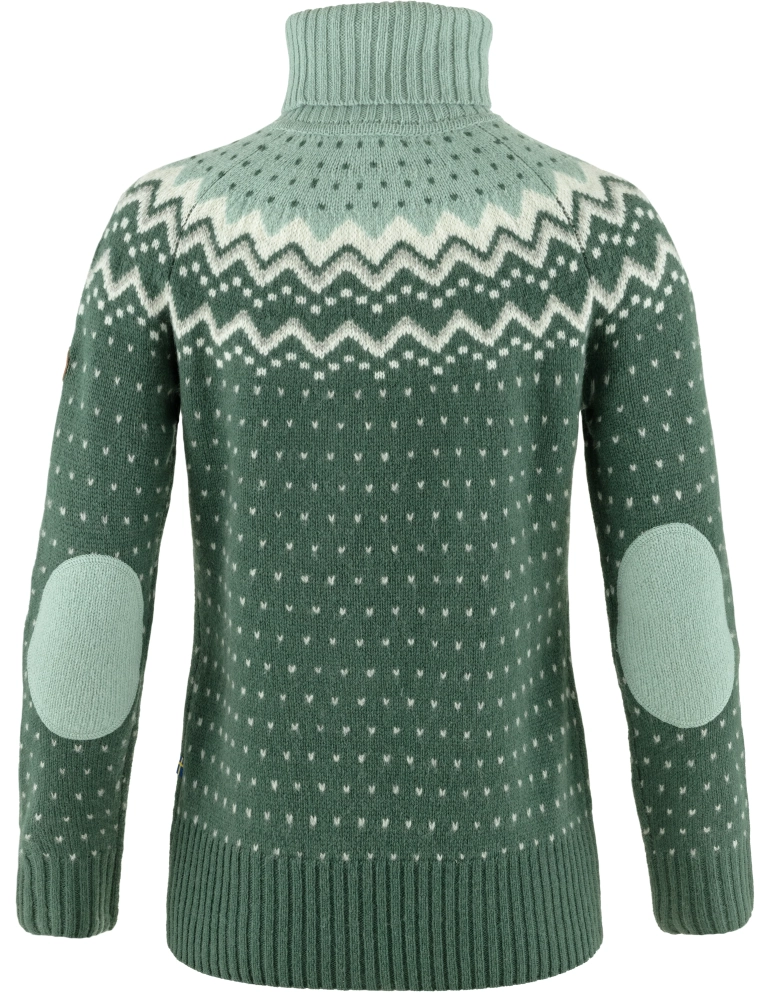 Ovik Knit Roller Neck W, kolor: 679-674 - Deep Patina-Misty Green