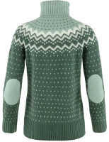 Ovik Knit Roller Neck W, kolor: 679-674 - Deep Patina-Misty Green