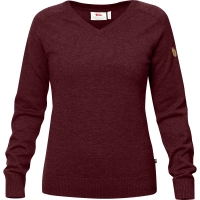 Sormland V-Neck Sweater W, kolor: 356 - Dark Garnet