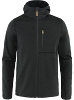 Keb Fleece Hoodie, kolor: 030-550 - Dark Grey-Black
