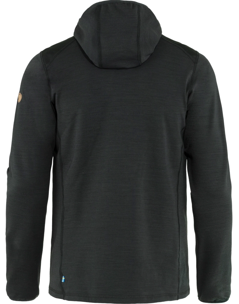 Keb Fleece Hoodie, kolor: 030-550 - Dark Grey-Black