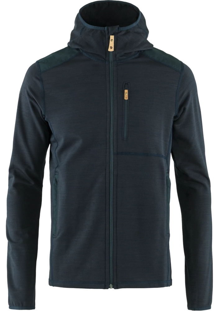 Keb Fleece Hoodie, kolor: 555 - Dark Navy