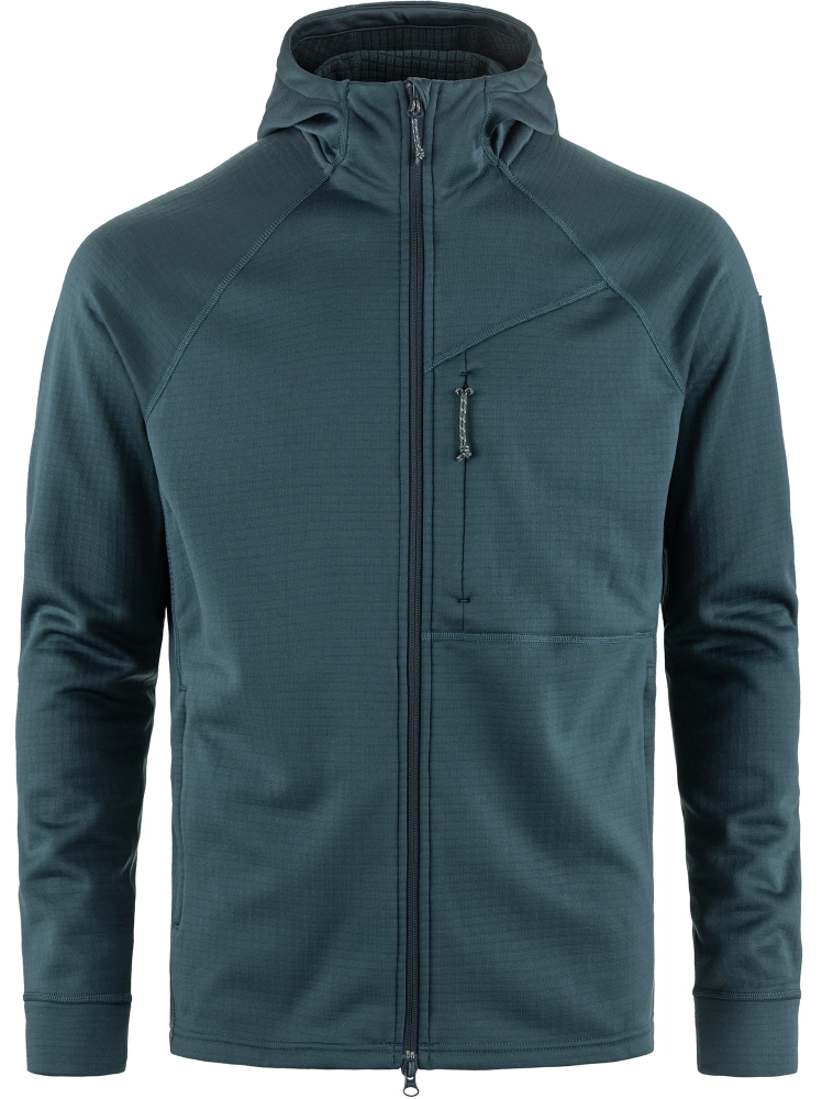 Abisko Grid Fleece Hoodie, kolor: 570 - Mountain Blue