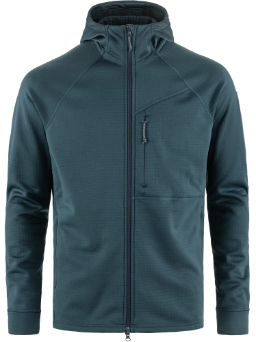 Abisko Grid Fleece Hoodie, kolor: 570 - Mountain Blue