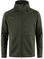 Abisko Grid Fleece Hoodie, kolor: 662 - Deep Forest