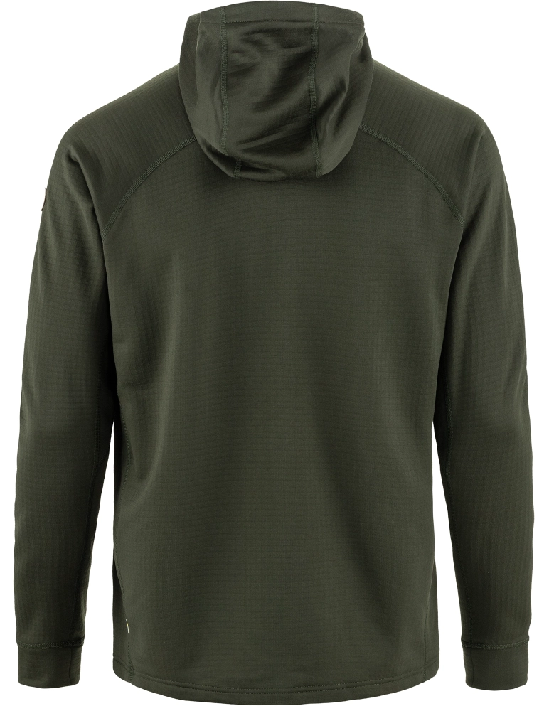 Abisko Grid Fleece Hoodie, kolor: 662 - Deep Forest