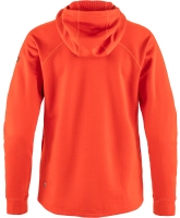 Abisko Grid Fleece Hoodie W, kolor: 214 - Flame Orange