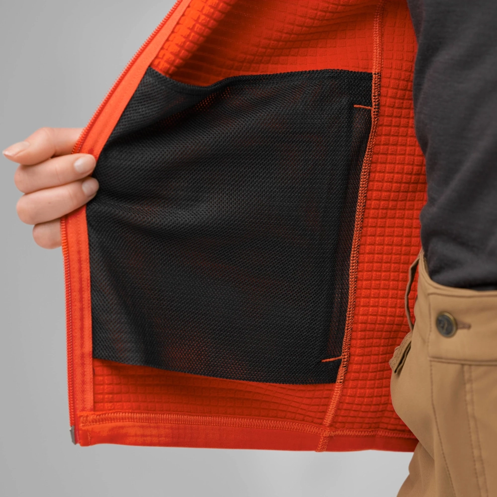 Abisko Grid Fleece Hoodie W