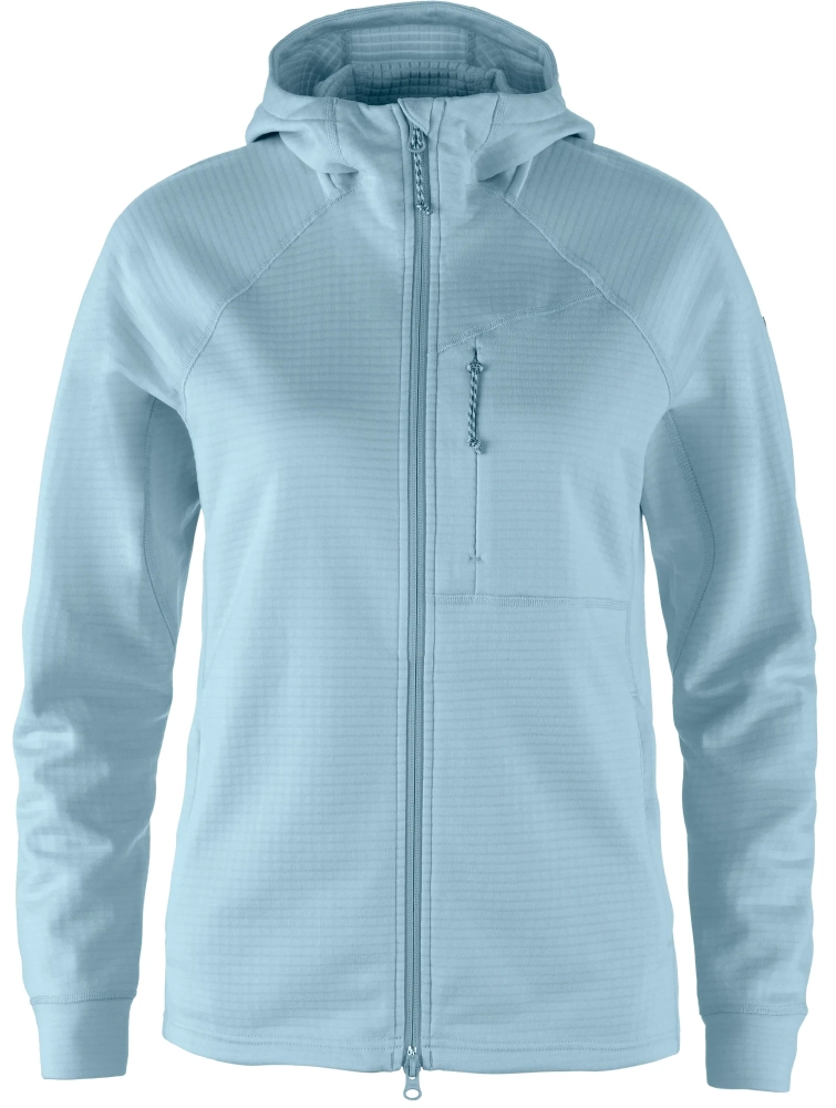 Abisko Grid Fleece Hoodie W, kolor: 514 - Breeze Blue
