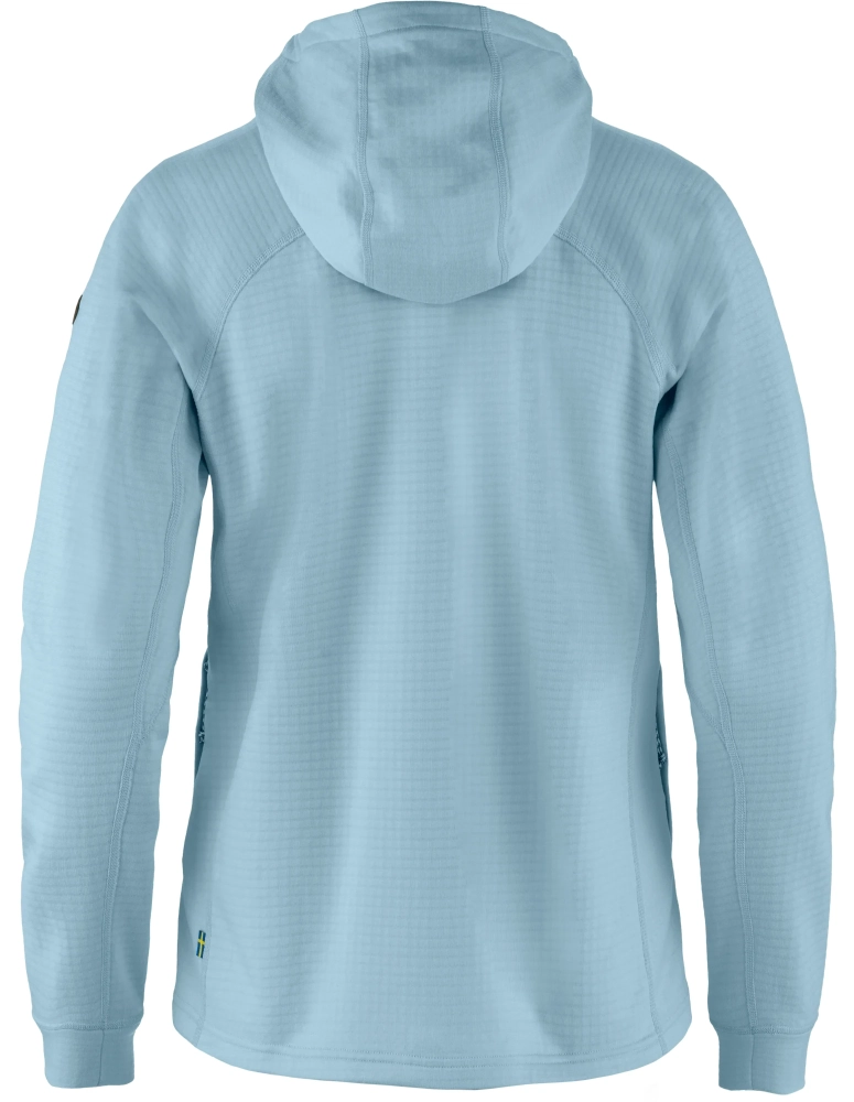 Abisko Grid Fleece Hoodie W, kolor: 514 - Breeze Blue