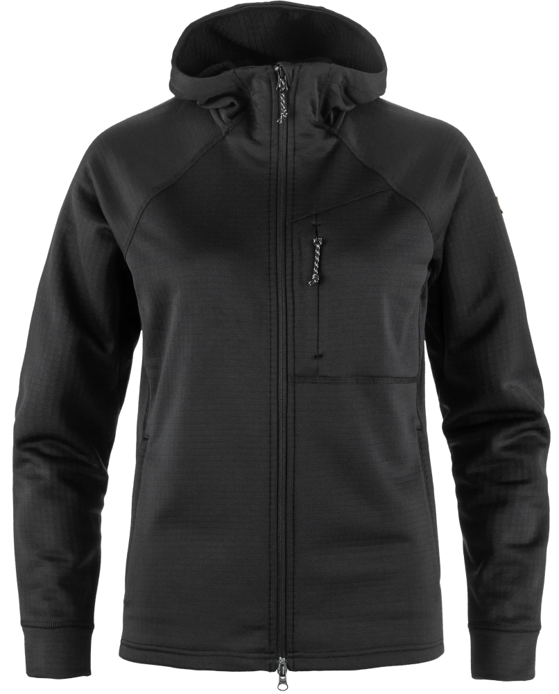 Abisko Grid Fleece Hoodie W, kolor: 550 - Black