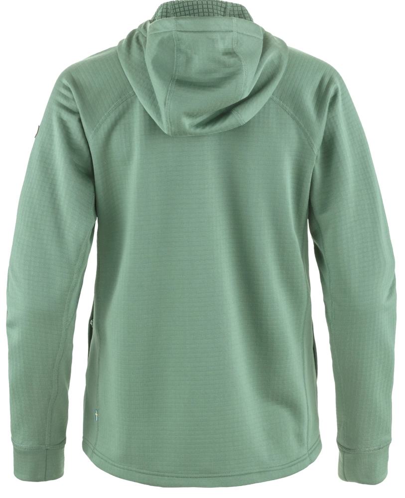 Abisko Grid Fleece Hoodie W, kolor: 614 - Patina Green
