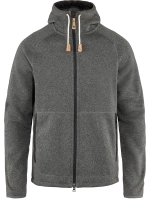 Ovik Fleece Hoodie, kolor: 030 - Dark Grey