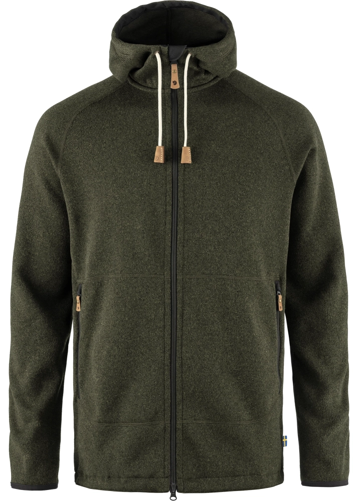Ovik Fleece Hoodie, kolor: 662 - Deep Forest