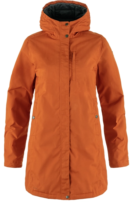 Kiruna Padded Parka, kolor: 243 - Terracotta Brown