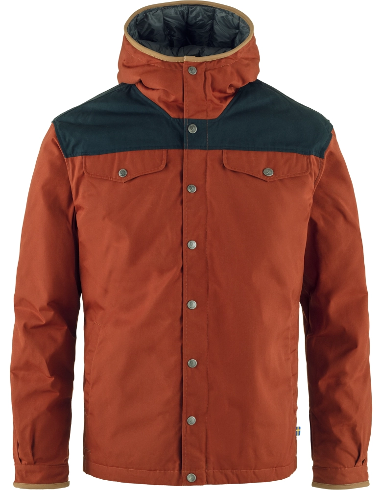 Greenland No.1 Down Jacket, kolor: 215-555 - Autumn Leaf-Dark Navy