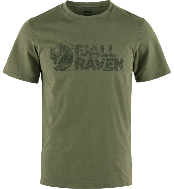 Lush Logo T-shirt, kolor: 625 - Laurel Green, 1