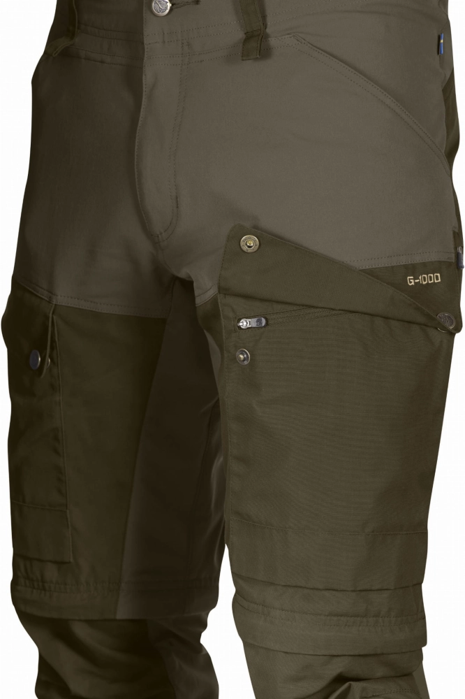 Keb Gaiter Trousers Long, kolor: 246/633 - Tarmac/Dark Olive.