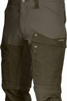 Keb Gaiter Trousers Long, kolor: 246/633 - Tarmac/Dark Olive.