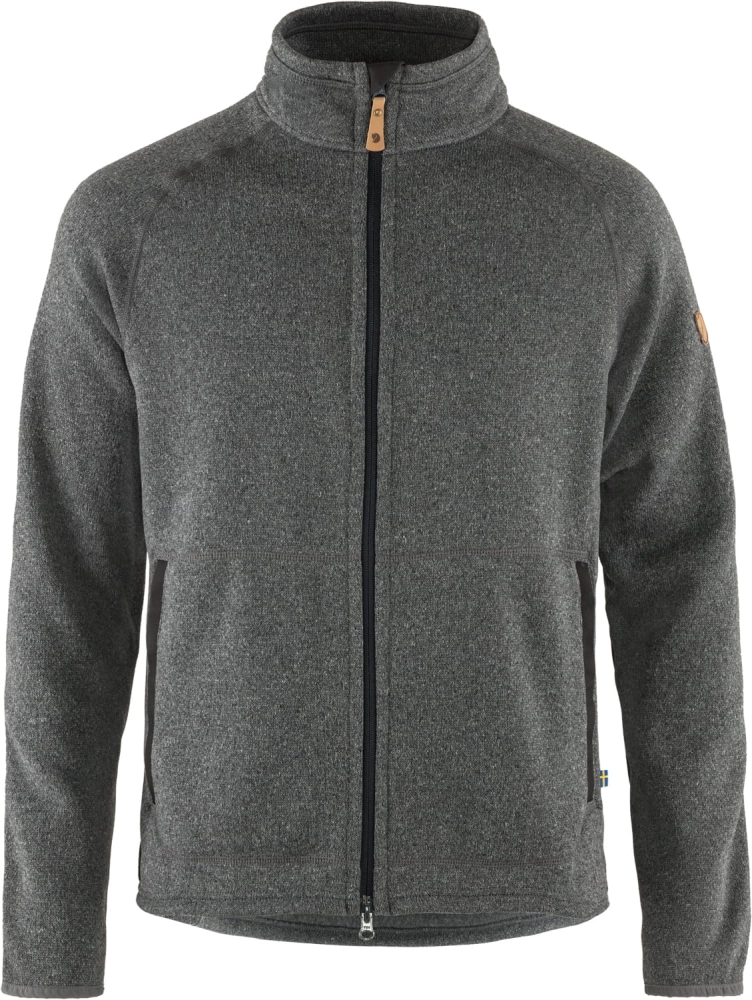 Ovik Fleece Zip Sweater, kolor: 030 - Dark Grey