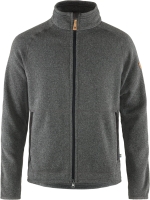 Ovik Fleece Zip Sweater, kolor: 030 - Dark Grey