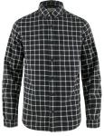 Ovik Flannel Shirt, kolor: 555-113 - Dark Navy-Chalk White