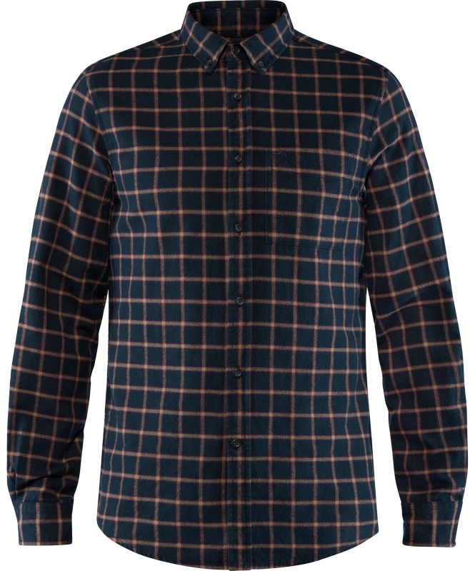Ovik Flannel Shirt, kolor: 555 - Dark Navy