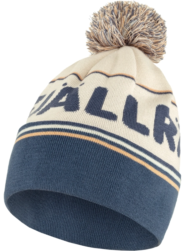Fjallraven Pom Hat, kolor: 113-534 - Chalk White - Indigo Blue