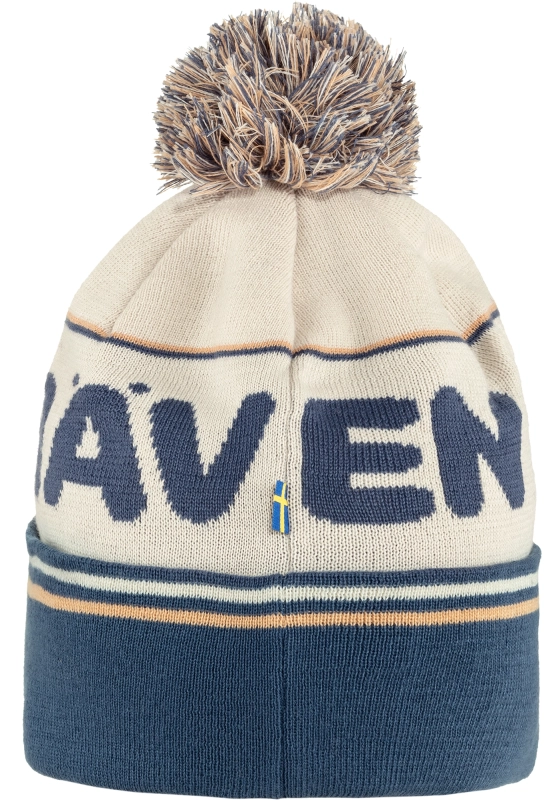 Fjallraven Pom Hat, kolor: 113-534 - Chalk White - Indigo Blue