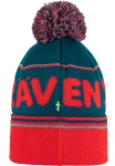 Fjallraven Pom Hat, kolor: 638 - Storm-True Red