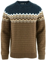 Ovik Knit Sweater, kolor: 299-560 - Dark Oak-Navy