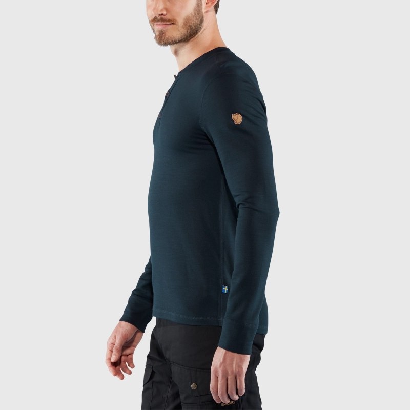 Singi Merino Henley, kolor: 555 - Dark Navy