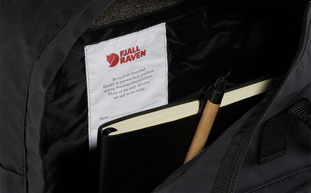 Kanken Classic, kolor: 550 - Black - zdjęcie poglądowe