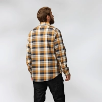 Fjallglim Shirt, kolor: 232-555 - Buckwheat Brown - Dark Navy